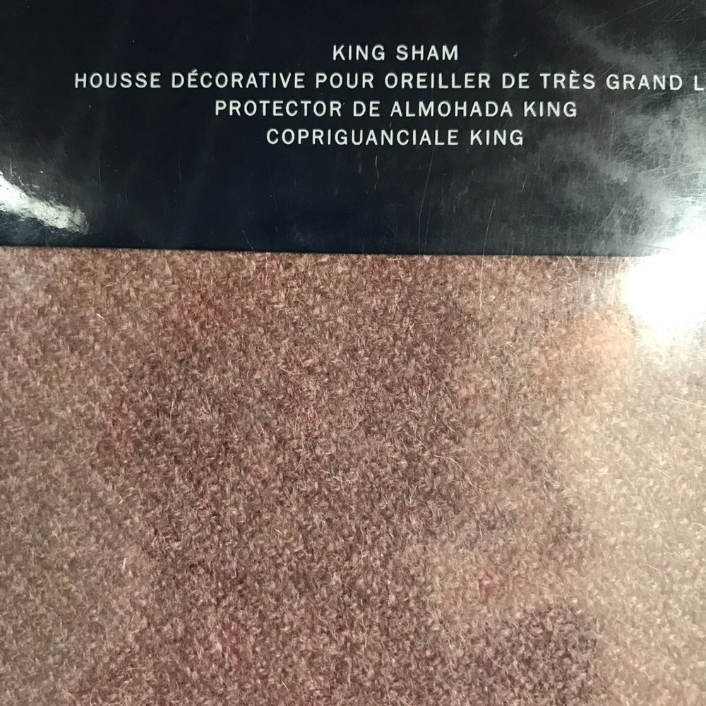 Ralph Lauren Great Compton Riverport King Sham 100% wool NEW